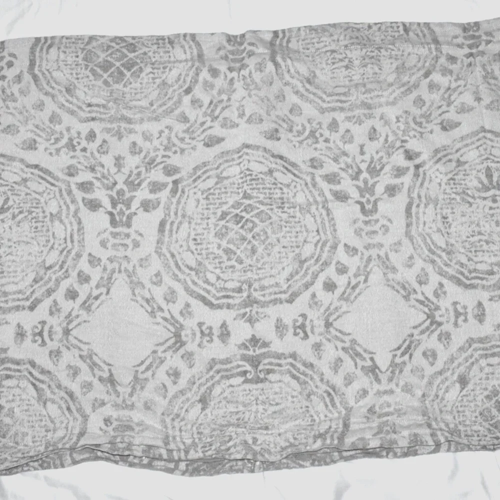Restoration Hardware Castillo Medallion Linen Standard Pillow Sham Dune Morel